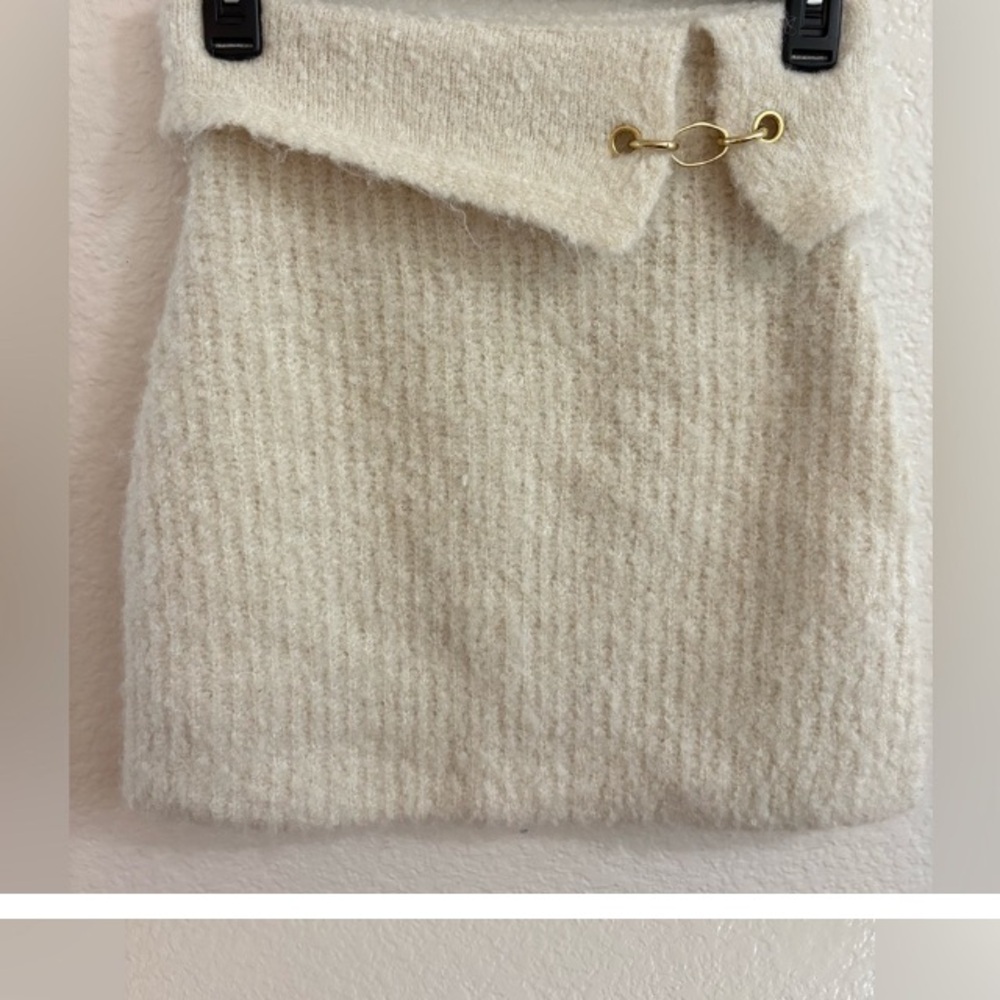 NWT‎ Wild Fable Winter White Sweater Skirt Size M - Picture 4 of 7